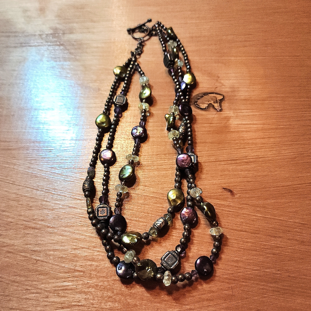 Mother Of Pearl Vintage Necklace